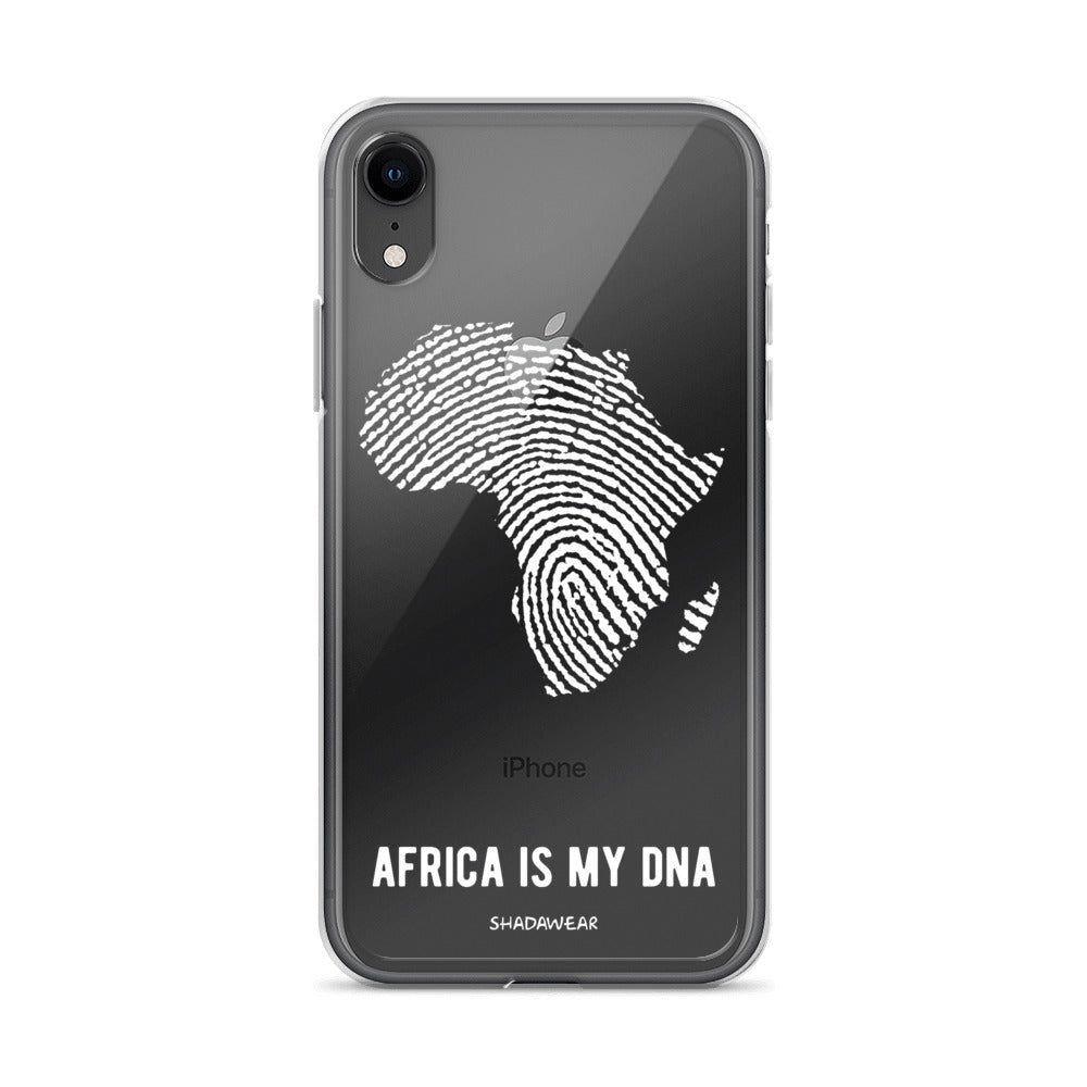 Africa is my DNA | Black | Clear iPhone Case