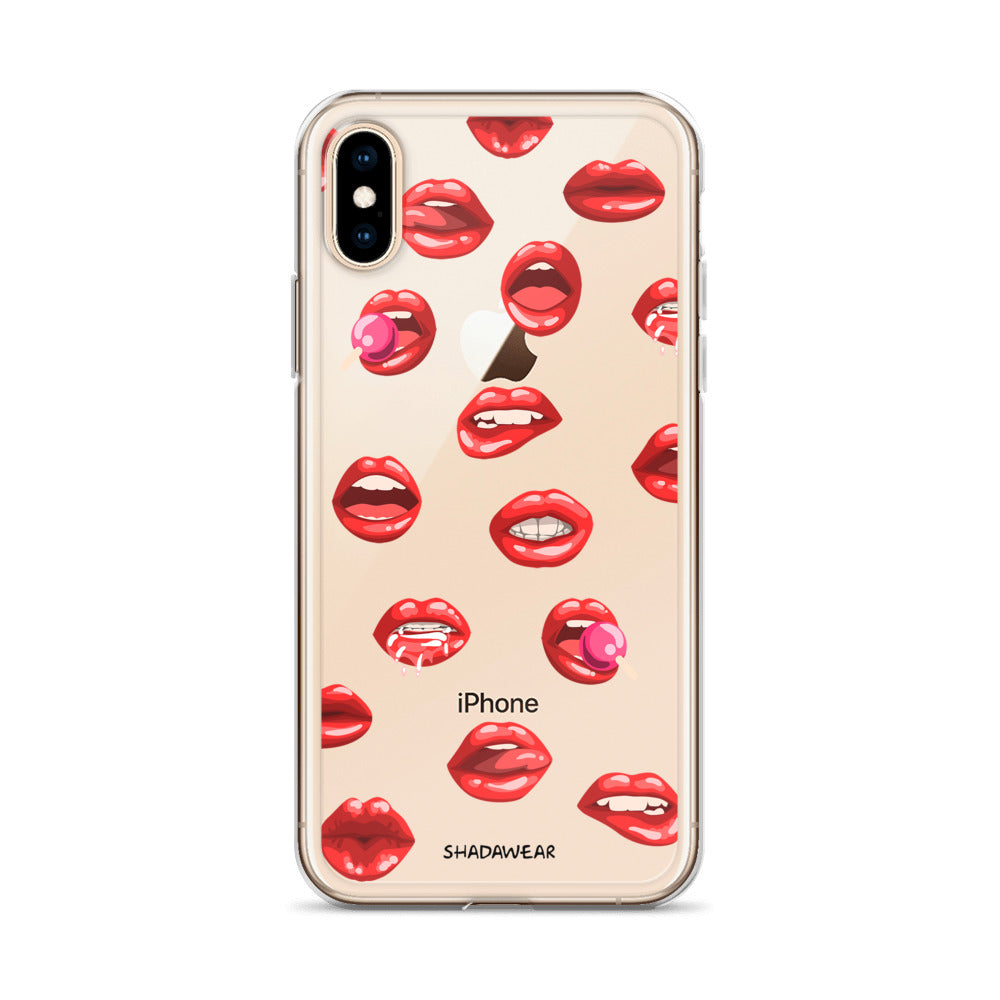 Lips | Clear iPhone Case