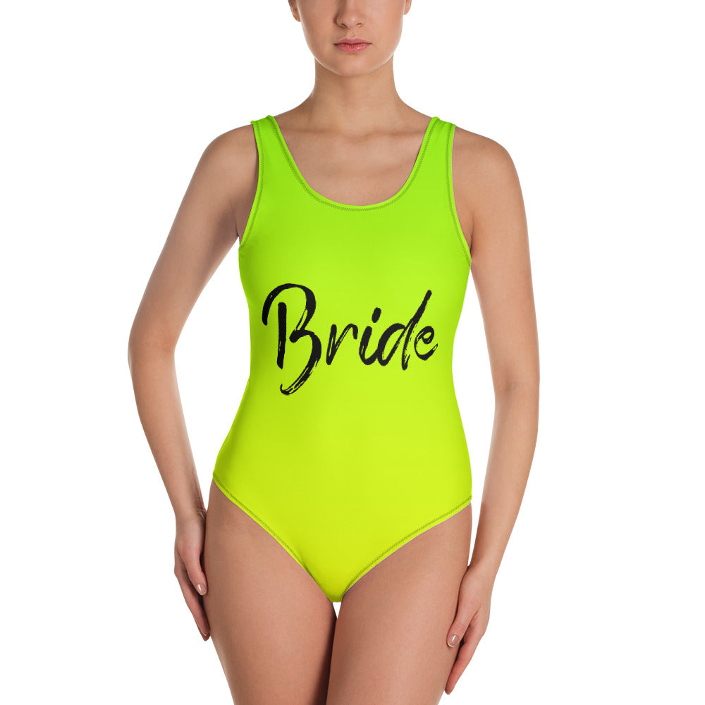 Bride Neon Green | One-Piece Swimsuit