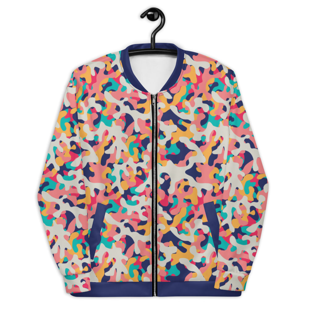 Color Skull Camouflage | Unisex Bomber Jacket