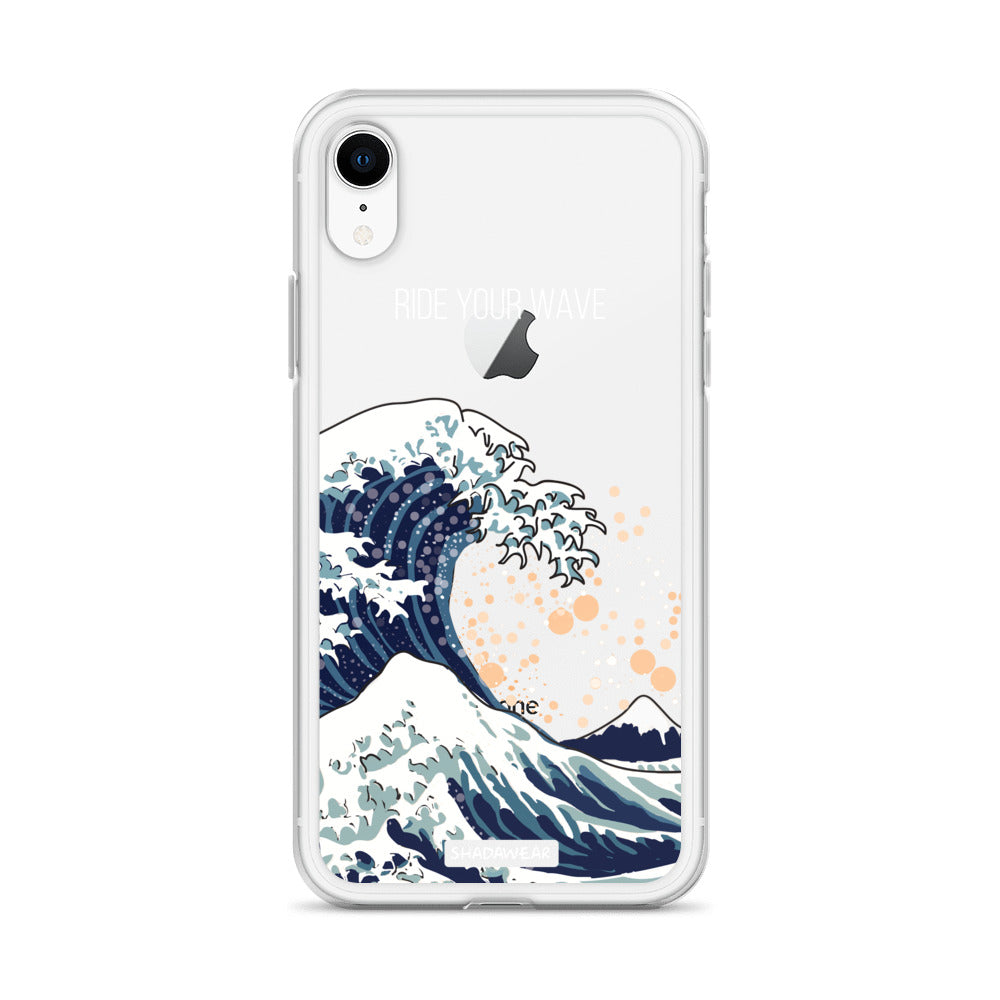 Ride your Wave | Japanese | Clear iPhone Case