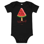 Hello World Watermelon | Baby Bodysuit