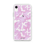 Pink  Camo | Clear iPhone Case