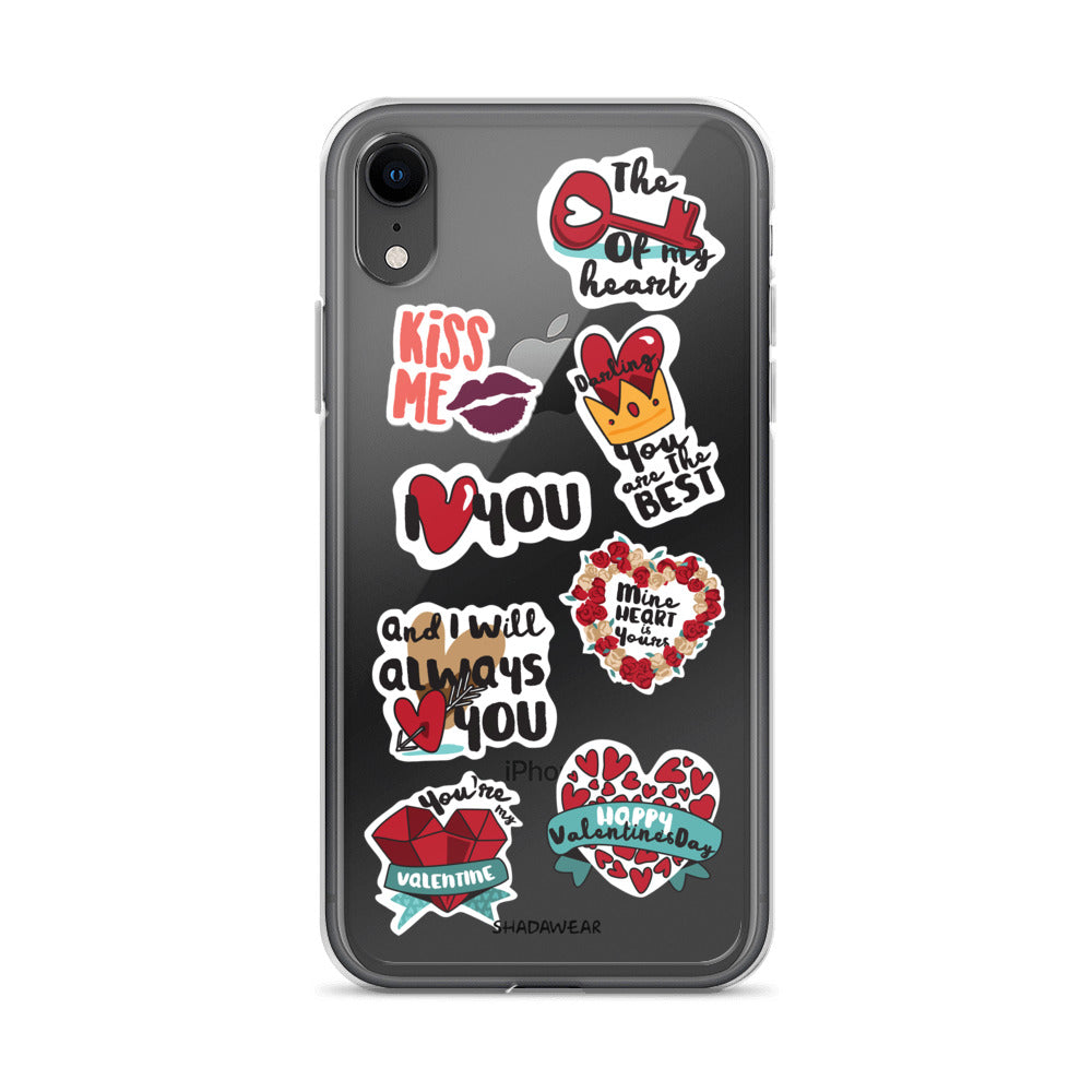 Love Valentine Stickers | iPhone Case