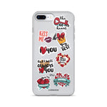 Love Valentine Stickers | iPhone Case