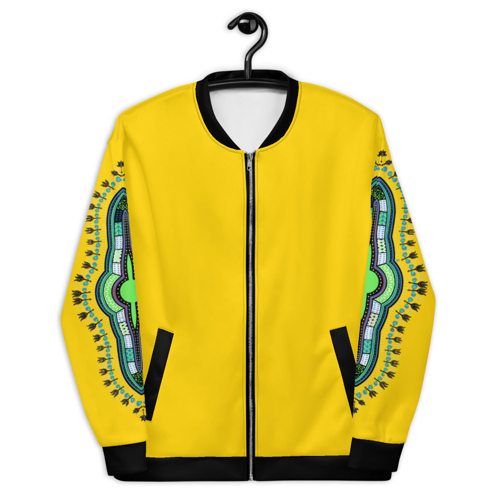 Yellow Dashiki | Unisex Bomber Jacket