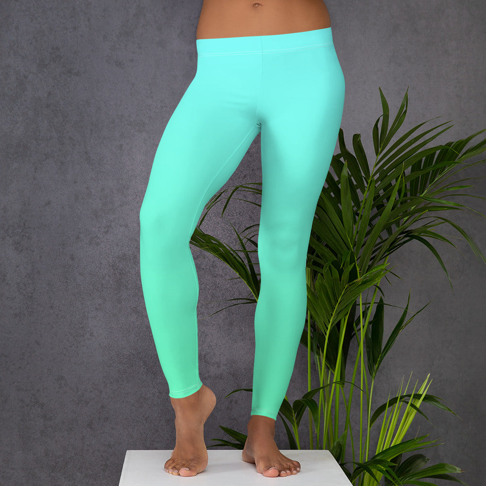 Blue & Green Neon  Leggings – Shadawear