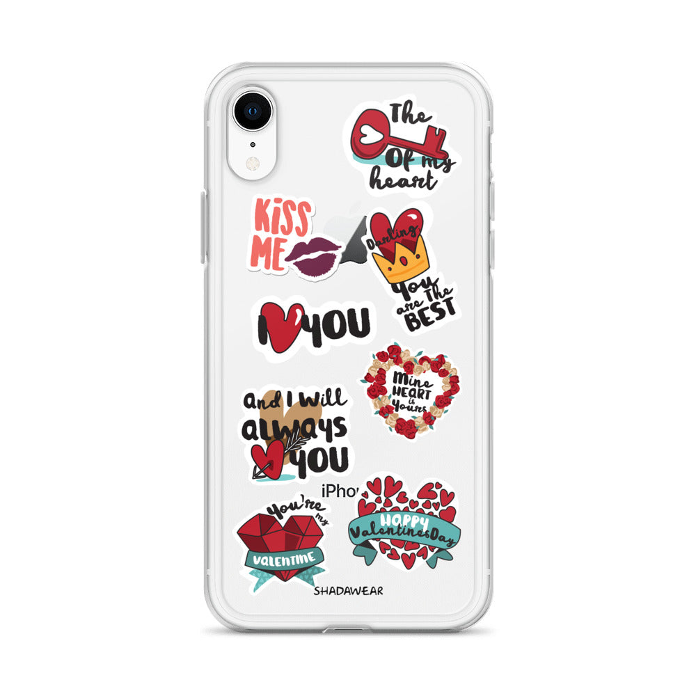 Love Valentine Stickers | iPhone Case