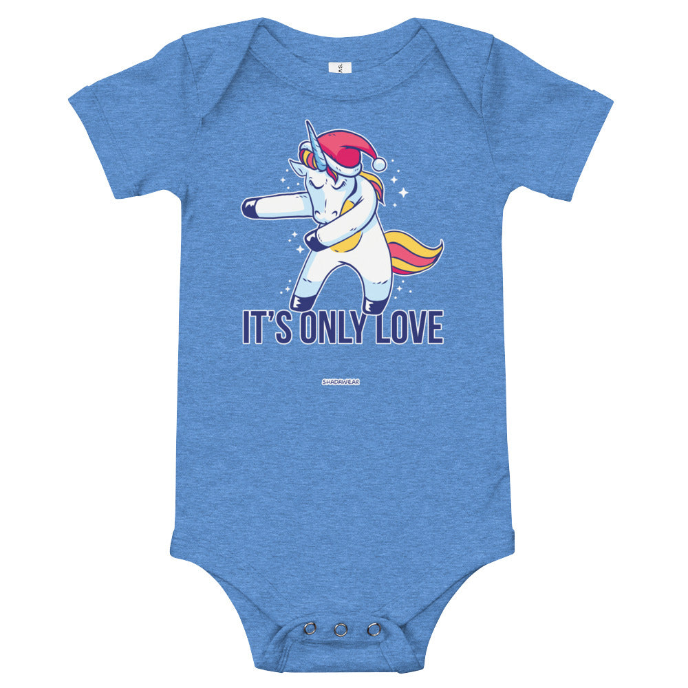 Only Love Unicorn | Baby Bodysuit