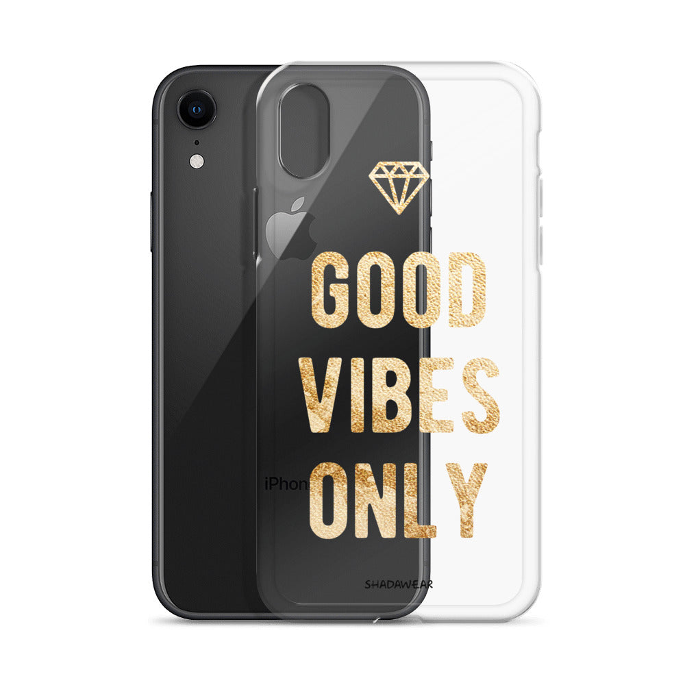 Good Vibes Only | Clear iPhone Case