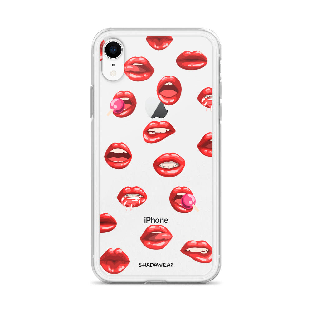 Lips | Clear iPhone Case