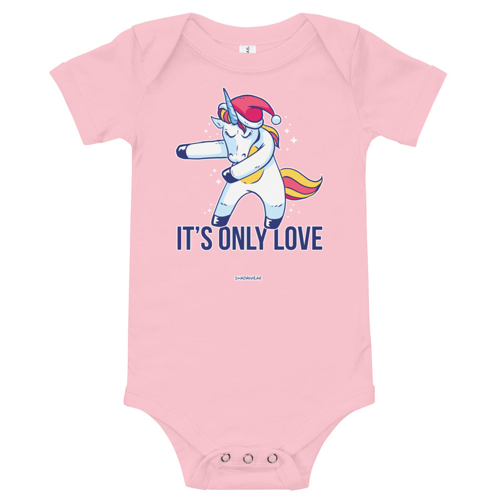 Only Love Unicorn | Baby Bodysuit