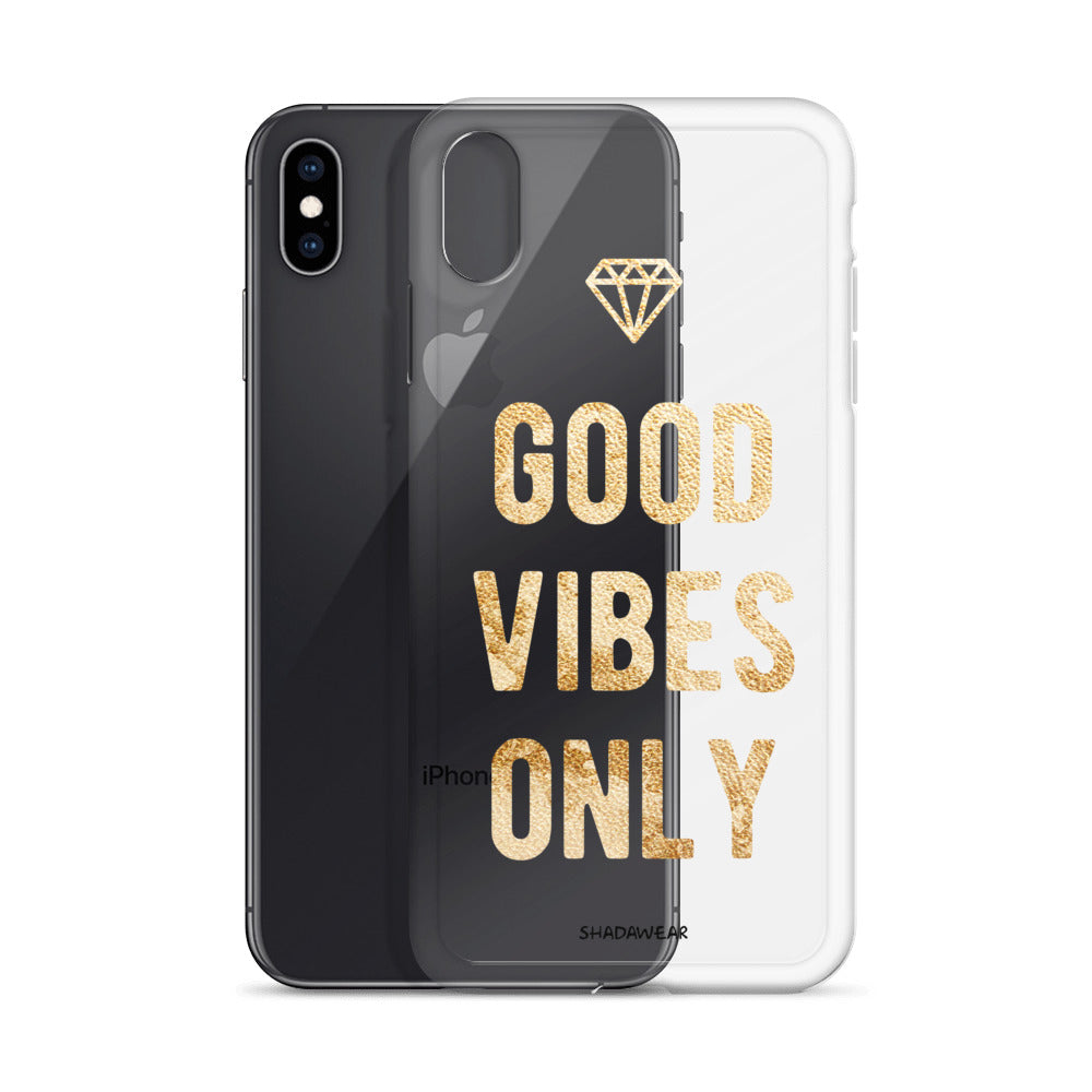 Good Vibes Only | Clear iPhone Case