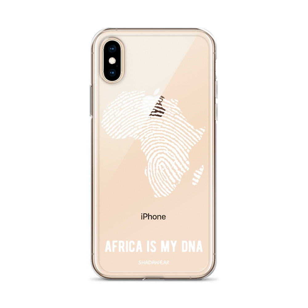 Africa is my DNA | Black | Clear iPhone Case