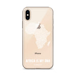 Africa is my DNA | Black | Clear iPhone Case