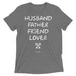 Husband, Father | Short sleeve t-shirt