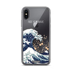 Ride your Wave | Japanese | Clear iPhone Case