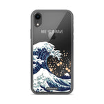 Ride your Wave | Japanese | Clear iPhone Case