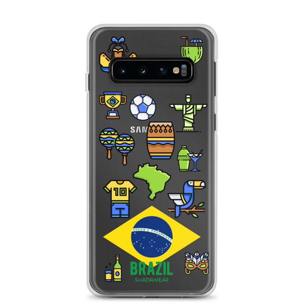 Brazil Life | Clear Samsung Case