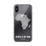 Africa is my DNA | Black | Clear iPhone Case