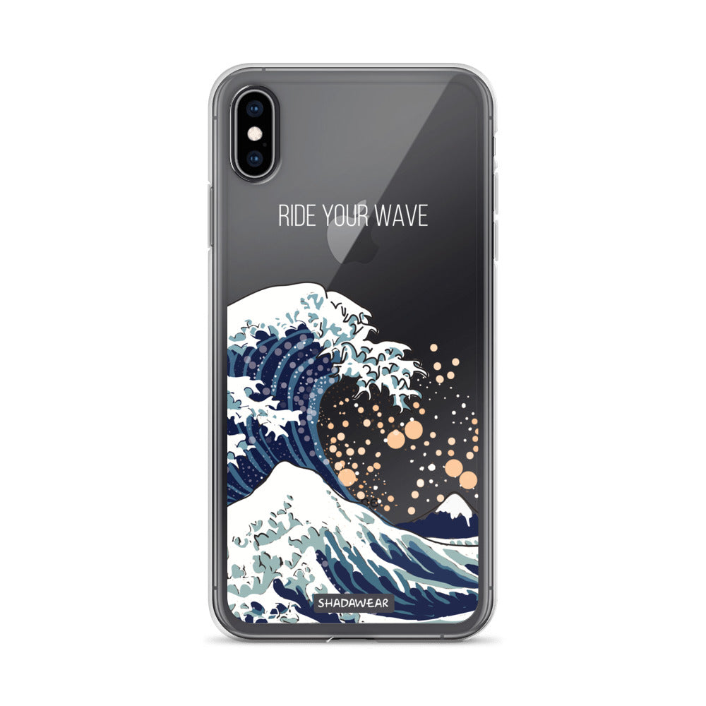 Ride your Wave | Japanese | Clear iPhone Case