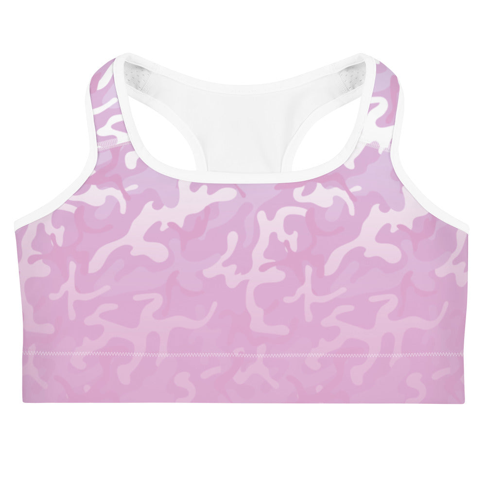 Pink Camo | Sports bra