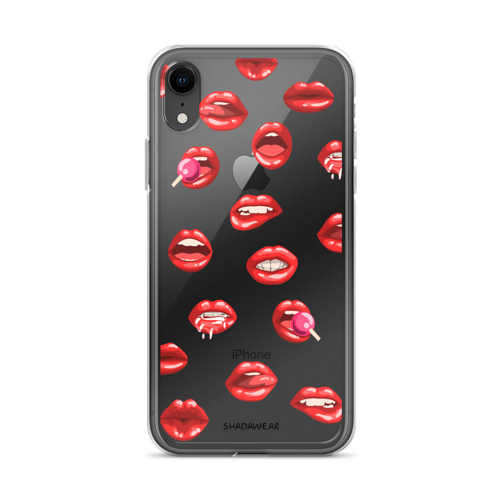 Lips | Clear iPhone Case