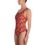 Pink Kente | One-Piece Swimsuit