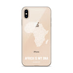 Africa is my DNA | Black | Clear iPhone Case