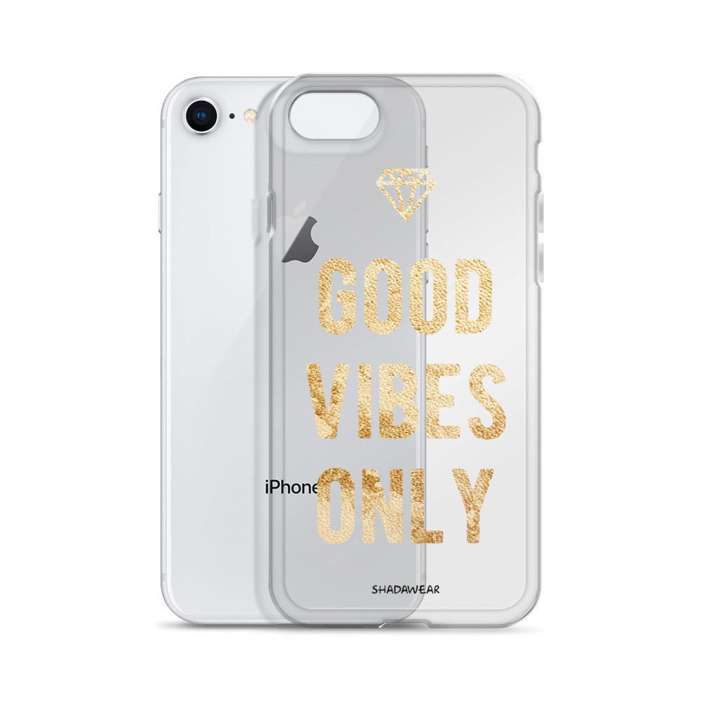 Good Vibes Only | Clear iPhone Case