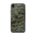 Green Camo | Clear iPhone Case