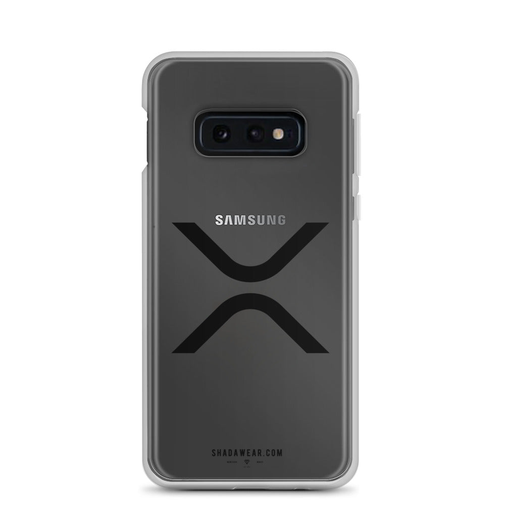 XRP Black | Clear Samsung Case