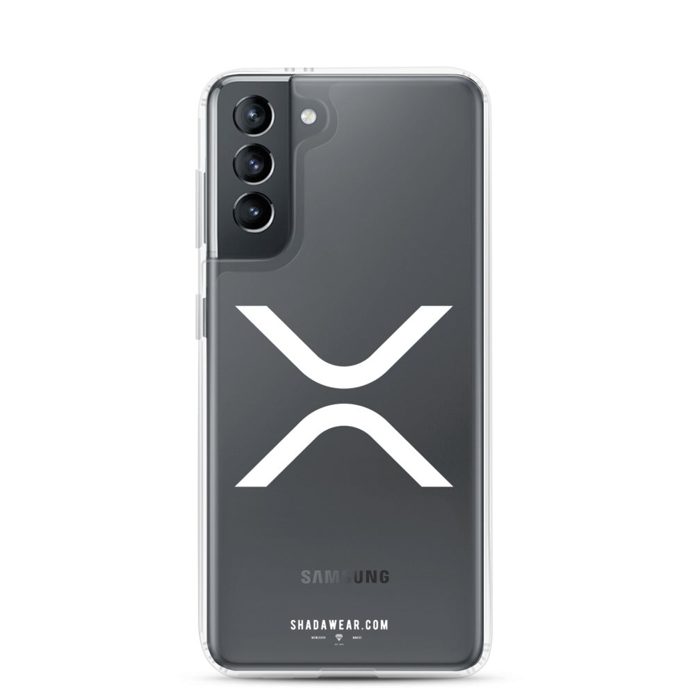 XRP White | Clear Samsung Case