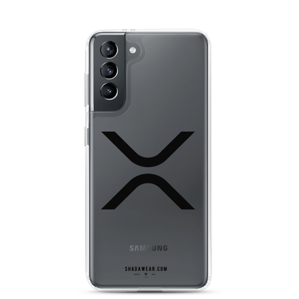XRP Black | Clear Samsung Case