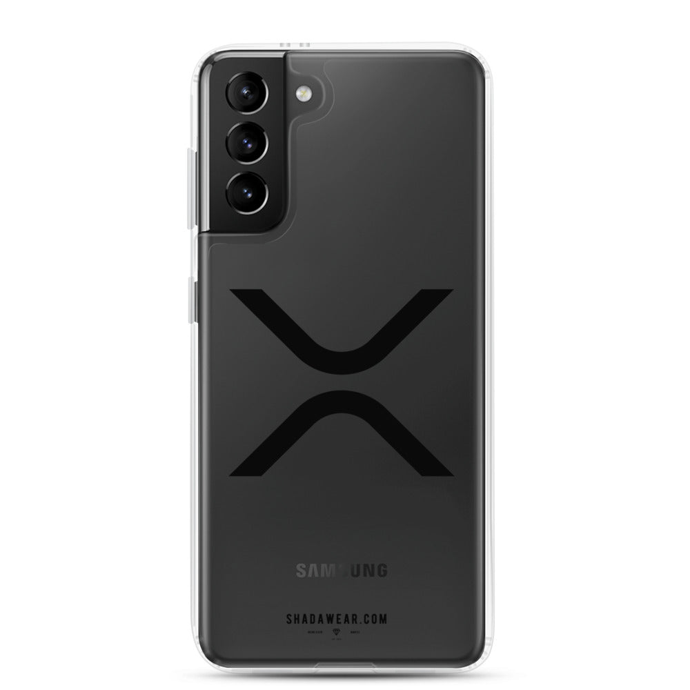 XRP Black | Clear Samsung Case