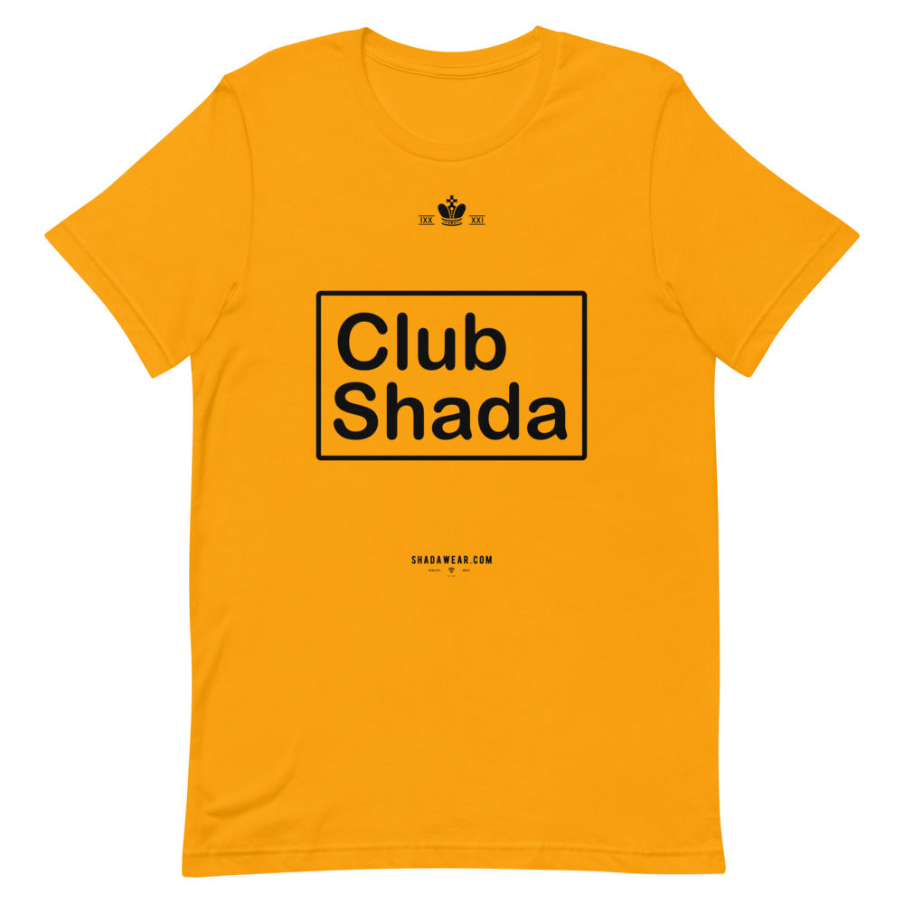 Club shada | Black | Unisex T-Shirt