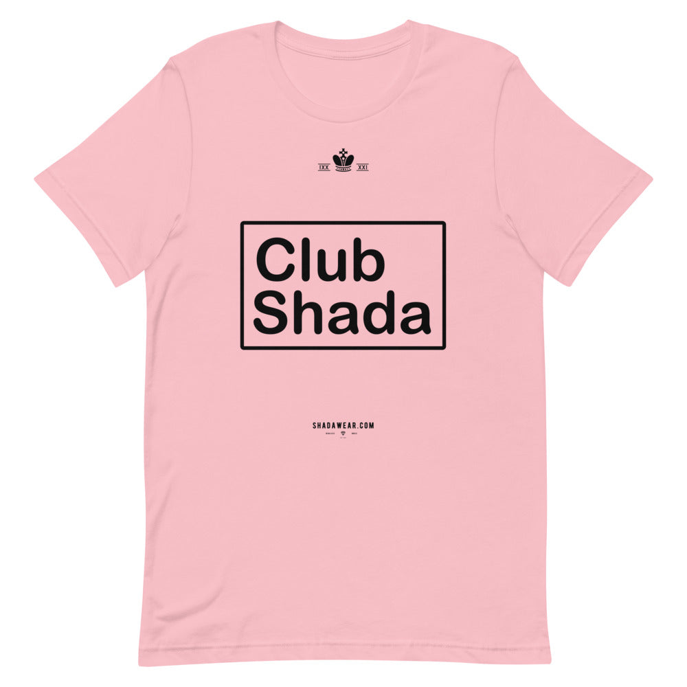 Club shada | Black | Unisex T-Shirt