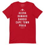 African Capitals II | Unisex t-shirt