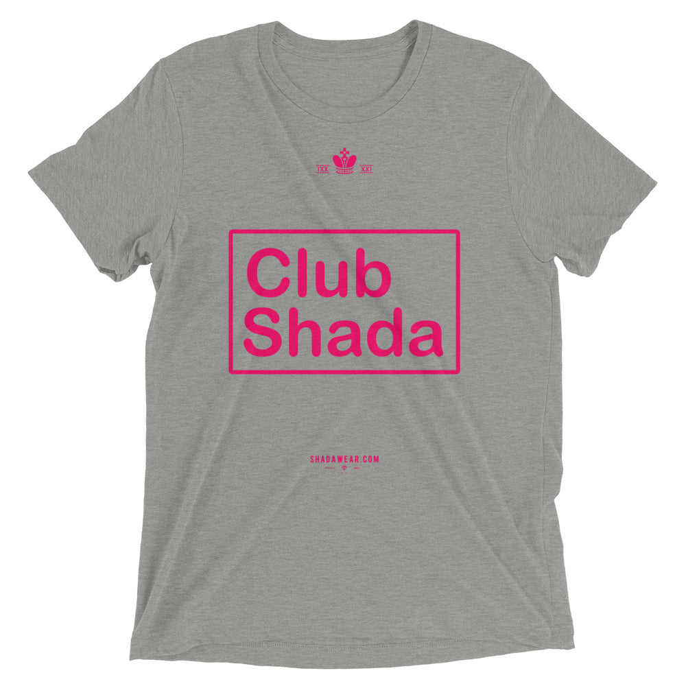 Club Shada | Pink | Tri-Blend T-shirt