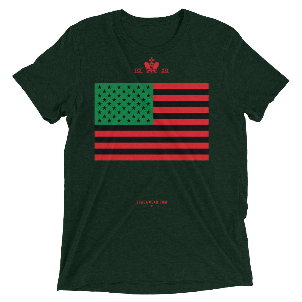 African American Flag - Short sleeve t-shirt