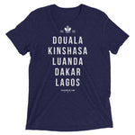 African Capitals I | Unisex tri-blend t-shirt