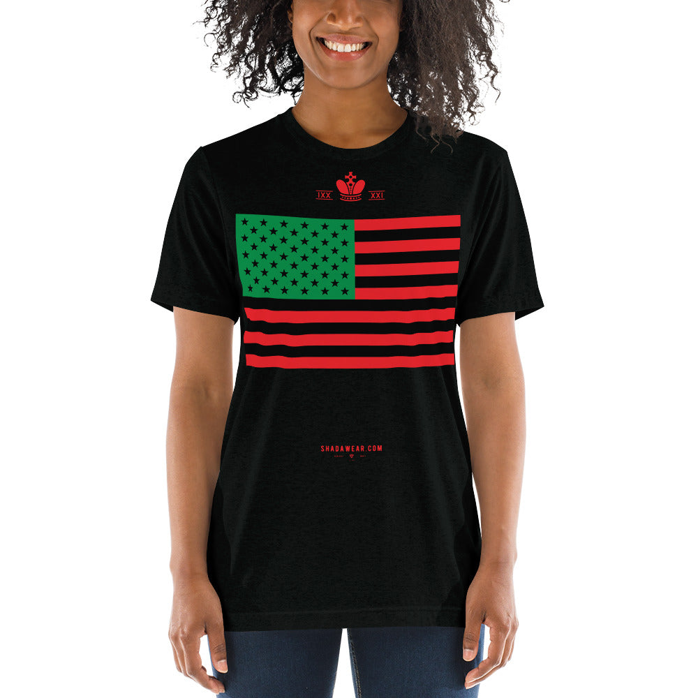 African American Flag - Short sleeve t-shirt